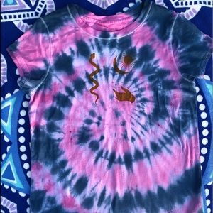 Tie Dyed Witchy Symbols Shirt